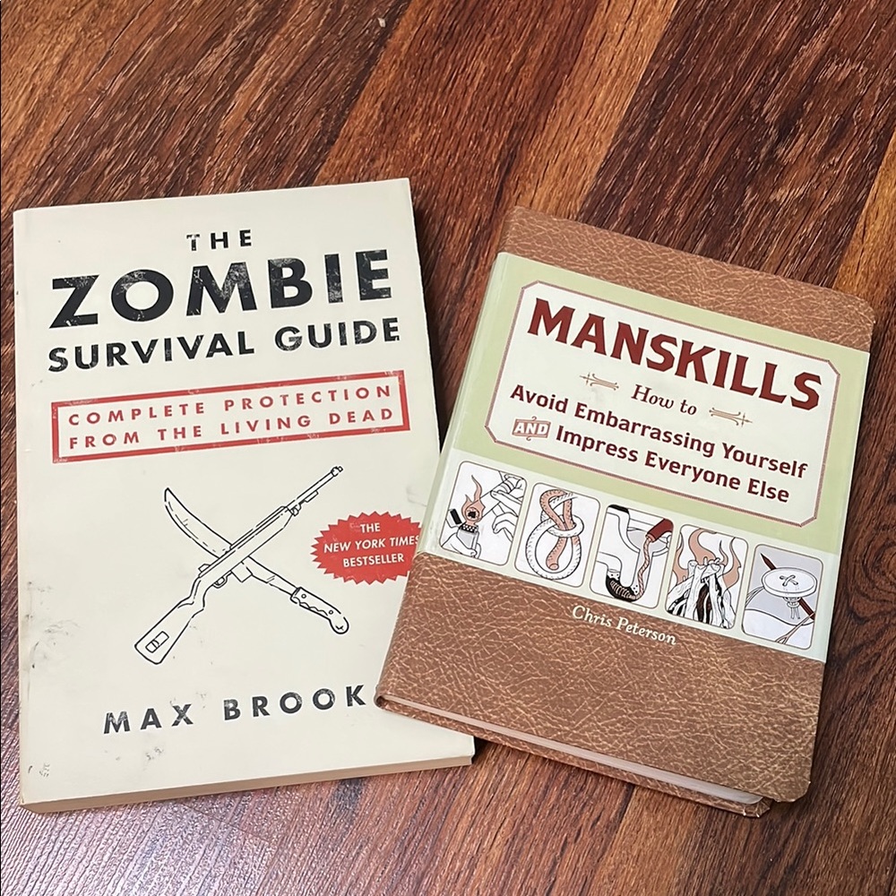 Zombie Survival Guide and Manskills Book Set
